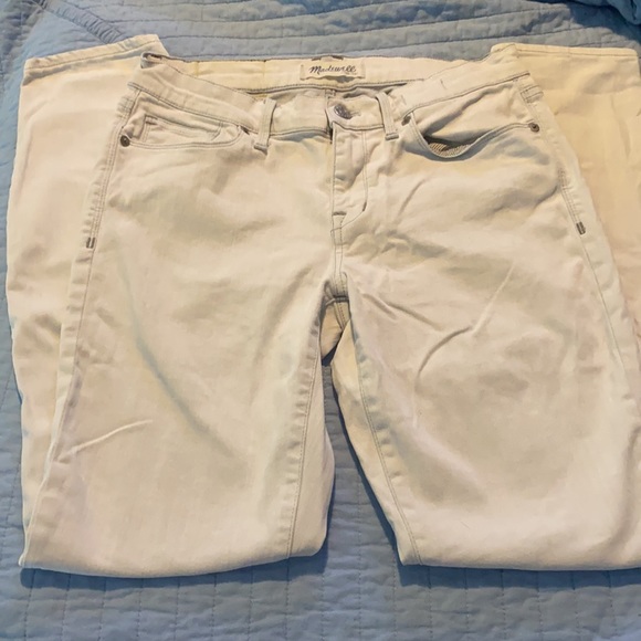 Madewell size 27 white skinny ankle length jeans - Picture 4 of 4